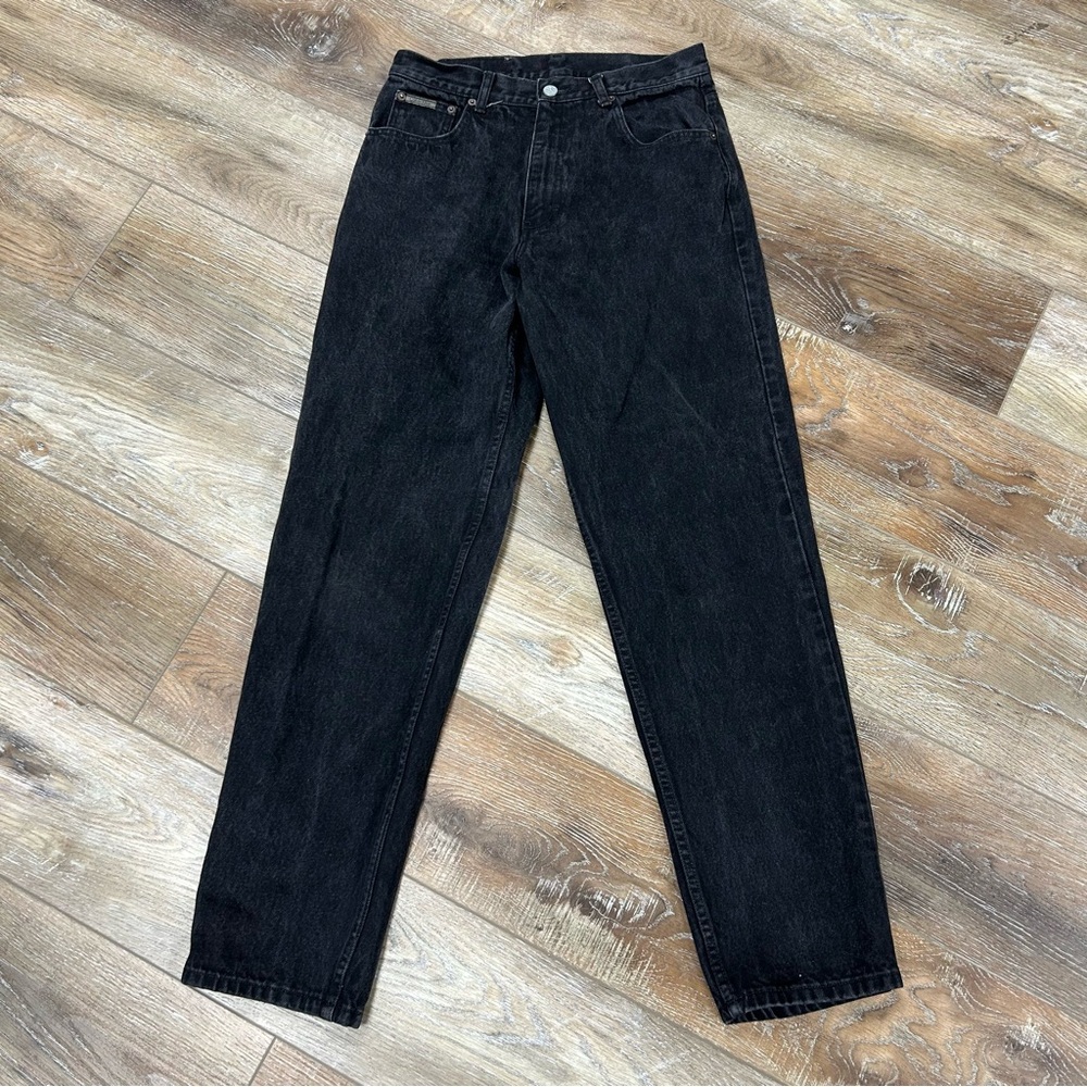 Vintage 90s Calvin Klein Black Straight Men's Jeans Made in USA 32x32